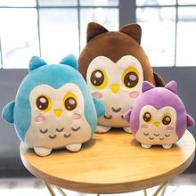 Super Cute Owl Plush Toy Down Cotton Round Rolling Thing Cute Owl Doll Pillow Rag Doll Child Girl Birthday Gift Owl Plush Toy 2024 - buy cheap