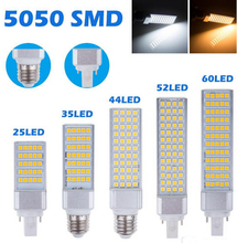 2 peças E27 G23 G24 Horizontal Plug luzes led milho bulbo SMD 5050 lâmpada led AC 85-265 V 6 W 7 W 9 W 10 W 12 W 14 W 15 W 64 LEDs 2024 - compre barato