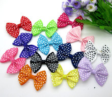 30pcs Mixed Baby Satin Ribbon Dots Bowknot Hair Clips Applique DIY Craft Wedding Bow Tie Scrapbooking Decoration 2024 - buy cheap