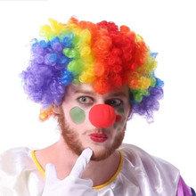 Забавный Клоун губка красный нос лучший подарок на Хэллоуин для детей 10 шт./лот Гаги и розыгрыши Игрушки 2024 - купить недорого
