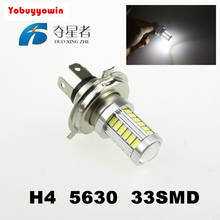2x H4 HB2 LED 33SMD 5630 5730 Car Fog HeadLight Daytime Running DRL Bulb 12V Bright White Vehicle 9003 P43T Light Source 2024 - buy cheap
