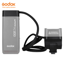 Godox ec200 ad200 1.85m cabeça de extensão separação remota com sapata para godox ad200 flash speedlite cabeça acessórios 2024 - compre barato