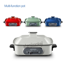 1pc Multi-function pot  Electric hot pot barbecue stove MR9088 Household frying pan 2.5L capacity  220v 1400w 2024 - buy cheap