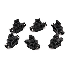 Black Pneumatic Air 2 Way Quick Fittings Push Connector Tube Hose Plastic 4mm 6mm 8mm 10mm 12mm Pneumatic Parts 2024 - buy cheap