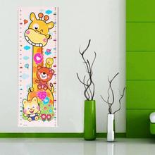 Height Measure Rule Wall Hanging Child Kids Growth Chart Cartoon Animals Home Room Decoration Wall Art Eco-friendly Sticker 2024 - buy cheap