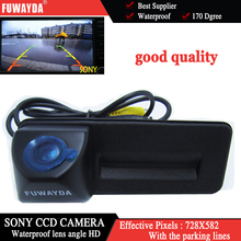 FUWAYDA FOR sony ccd For skoda octavia fabia audi A1 car Rear view camera Car parking camera Trunk handle camera Night vision 2024 - buy cheap