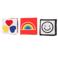 Libros de tela Montessori para bebés, rompecabezas Visual de formas de colores de alto contraste, juguetes educativos para niños pequeños, juego de actividades, 3 uds. 2024 - compra barato