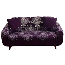 Фиолетовый ночной Универсальный простой чехол для дивана на все сезоны эластичный пылезащитный чехол для дивана нескользящий чехол для дивана плотная посылка для дома CZ75 2024 - купить недорого