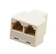 RJ45 Splitter Connector CAT5 LAN Ethernet Splitter Adapter 8P8C Network Extender Plug Coupler 2024 - buy cheap