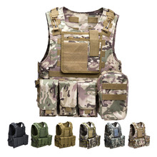 Military Quick Release Molle Vest Modular  CIRAS Tactical Assault Vests Airsoft Combat Vest Includes Mag Pouch & Accessory Bag 2024 - buy cheap