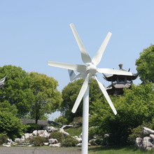 12V 24Volt 6 Nylon Fiber Blade Horizontal Home Wind Turbine Wind Generator Power Windmill Energy Turbine Charge 2024 - buy cheap