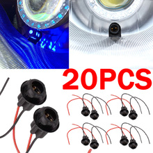 20pcs/lots T10 W5W 168 194 Car Socket Connector Extension LED Bulb Wedge Light Base 2024 - buy cheap