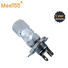 Lâmpadas de farol de motocicleta h4 1400lm bi-feixe led hs1 6000k 20w hi/lo lâmpada scooter farol de motocicleta luz de carro elétrico 2024 - compre barato