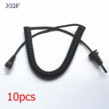 10 pcs DIY 6 Pinos linha de Mão microfone MH-67A8J para YAESU VX2508 VX2208 VX2108 Novo Preto