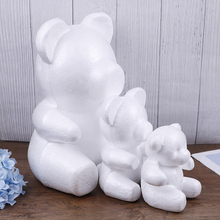 Rose bear flower Bear 15 cm 20 cm size embryo foam roseonly Bear mold foam plastic flower artificial flowers mold 2024 - buy cheap