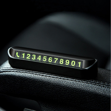 New Car Styling Temporary Parking Card Phone Number Card for Toyota Camry Highlander RAV4 Crown Reiz Corolla Vios Yaris 2024 - buy cheap