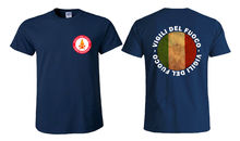 2019 Летняя мода, лидер продаж, мужская темно-синяя футболка, итальянская дизайнерская футболка с пожарником 2024 - купить недорого