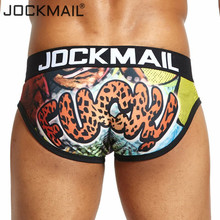 JOCKMAIL Sexy Men Underwear Breathable Mens Briefs Underpants Cartoon print Gay Underwear penis Cueca Male Panties Shorts Hot 2024 - buy cheap