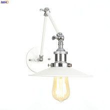 IWHD Adjustable Long Arm LED Wall Lamps Bedroom Living Room Loft Industrial Wall Lights Fixtures Vintage Wandlamp Lampara Pared 2024 - buy cheap