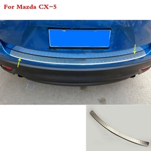 Protector de parachoques trasero externo para coche Mazda, cubierta embellecedora, detector de pedal de placa de acero inoxidable, para Mazda CX-5, CX5, 2013, 2014, 2015, 2016 2024 - compra barato