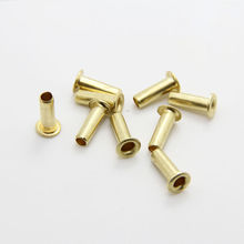 100pcs M2.7 M2.75 brass hollow rivets pass through rivet single tube buckle PCB through hole circuit board rivets 2024 - buy cheap