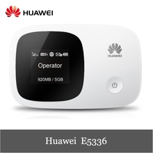 Разблокированный Huawei E5336 21,6 Мбит/с 3G HSPA + GSM SIM-карта беспроводной маршрутизатор мини карманный Мобильный Wi-Fi точка доступа PK E5331 E5220 MF65M 2024 - купить недорого