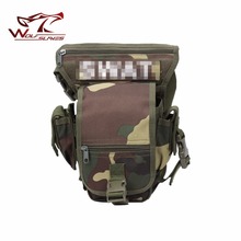 Военная поясная сумка для спорта на открытом воздухе, тактическая функциональная поясная сумка для ног, водонепроницаемая, многофункциональная нейлоновая сумка для сброса EDC 1000D 2024 - купить недорого