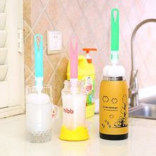 Cepillo de esponja para botella de bebé, utensilio de limpieza y lavado de botellas de vidrio de cocina 2024 - compra barato
