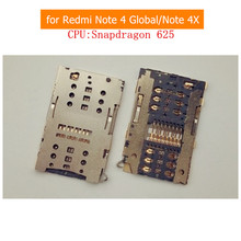 for Xiaomi Redmi Note 4 Global/ Note 4X SIM Card Reader Slot Connector Socket Card Reader Holder Replacement Repair Spare Parts 2024 - buy cheap