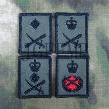 British Army Embroidery Green MTP general Rank Morale Military Tactics patch Badges 2024 - buy cheap