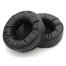 Par de Couro 1 Earmuff Substituição Da Orelha Almofadas Almofadas de Espuma de Memória Travesseiro Almofada para Sony WH-CH500 WHCH500 WH CH500 Fones De Ouvido 2024 - compre barato