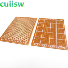 Prototype Paper PCB Universal Board New 10Pcs 5x7cm Copper Single Side PCB Electronic Components Supplies AF 2024 - buy cheap