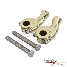 Pacanda-Abrazadera para manillar de motocicleta, Abrazadera para Harley Bobber, Chopper, Springer, 1 ", 25mm 2024 - compra barato