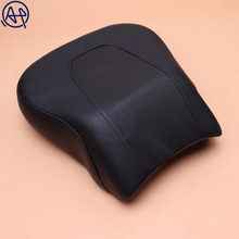 Motorcycle Black PU Leather Rear Passenger Seat Cushions Pillion For Harley Softail Fat Boy FLSTF 2008-14 2024 - buy cheap