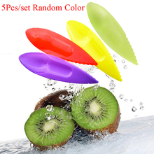 5PCS Plastic Kiwi Spoon Kiwi Dig Scoop Peelers Scoop Cutter Vegetable Fruit Knife Slicer Peeler Cutter Kitchen Tools Candy Color 2024 - buy cheap