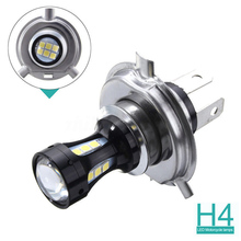 1PC 12V H4 Motorcycle 3030 LED Hi-Lo Beam Headlight Head Light Lamp White Motorcycle Headlights Bulb High Quality 2024 - buy cheap