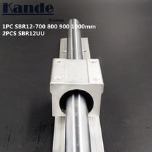 linear rail 12mm SBR12 - 600 650 700 800 850 mm  1 pc  linear guide SBR12 + 2 pcs SBR12UU blocks for CNC 2024 - buy cheap