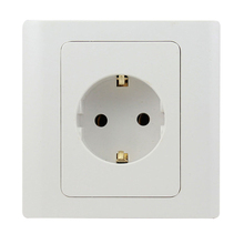 White 250V 16A 86 type Panel German Russia Korea EU Wire Cable Wall Schuko Outlet Grounding Concealed AdaptorPower Socket A8 2024 - buy cheap