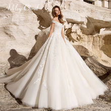 Ashley Carol Princess Wedding Dress 2022 Sexy Sweetheart Cap Sleeve Bridal Dresses Lace Up Fashion Backless A-Line Bridal Gowns 2024 - compre barato