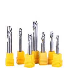 5Pc 3.175mm Single One Flute Spiral Cutter Steel Router Bit 4 Aluminum composite panel Copper Carbide Milling Cutter CNC Tool 2024 - buy cheap