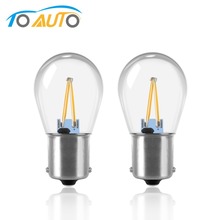 2 uds P21W 1156 BA15S LED P21/5 W 1157 BAY15D bombillas LED COB Chips de filamento luces de señal de giro de freno de marcha atrás de coche lámpara automática 12V 2024 - compra barato