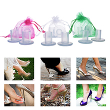 70 Pairs / Lot Heel Protectors High Heeler Antislip Silicone Latin Stiletto Dancing Shoes Covers Heel Stoppers For Wedding Party 2024 - buy cheap