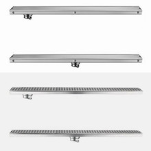 304 stainless steel 60cm linear anti-odor long floor drain bathroom invisible shower 600mm floor drain DR099 2024 - buy cheap