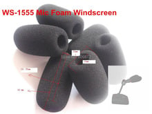 Linhuipad Microphone Foam Windscreens Extral Large Mic Cover 15mm opening & 55mm inner length 100 pcs / lot 2024 - buy cheap