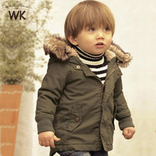 JW-008 2019 Winter Children Warm Clothes Boys Armygreen  jacket Thicken Boys Winter coat Kids Winter Clothes Infantil for 1-5y 2024 - buy cheap