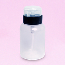 Bomba dispensadora vacía de esmalte de Gel UV, botella limpiadora de esmalte de uñas artísticas, botella de acetona de 210ml 2024 - compra barato