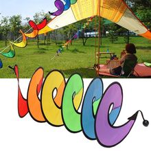 Molinillo de arcoíris plegable para acampar, carpa colorida de arcoíris, Spinner de viento, adornos de decoración de jardín para el hogar, juguetes al aire libre 2024 - compra barato