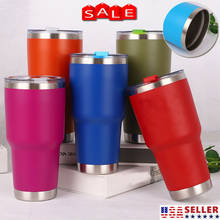 30oz/1000ml Stainless Steel Vacuum Tumbler Insulated Travel Coffee Mug Cup Flask 2024 - buy cheap
