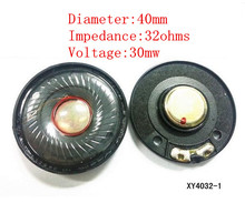 40mm speaker unit 32ohms Headset driver 1pair=2pcs 2024 - buy cheap