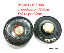 Unidade de alto-falante de 40mm 32ohms driver de fone de ouvido 1 par = 2 peças 2024 - compre barato